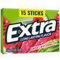 Extra Chewing Gum - Wrigleys Extra Fruit Sensations Sweet Watermelon, Sugar Free, 15 Count