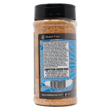 LC BBQ Competition Chicken Brine, 12oz, Perfect for BBQing and Grilling