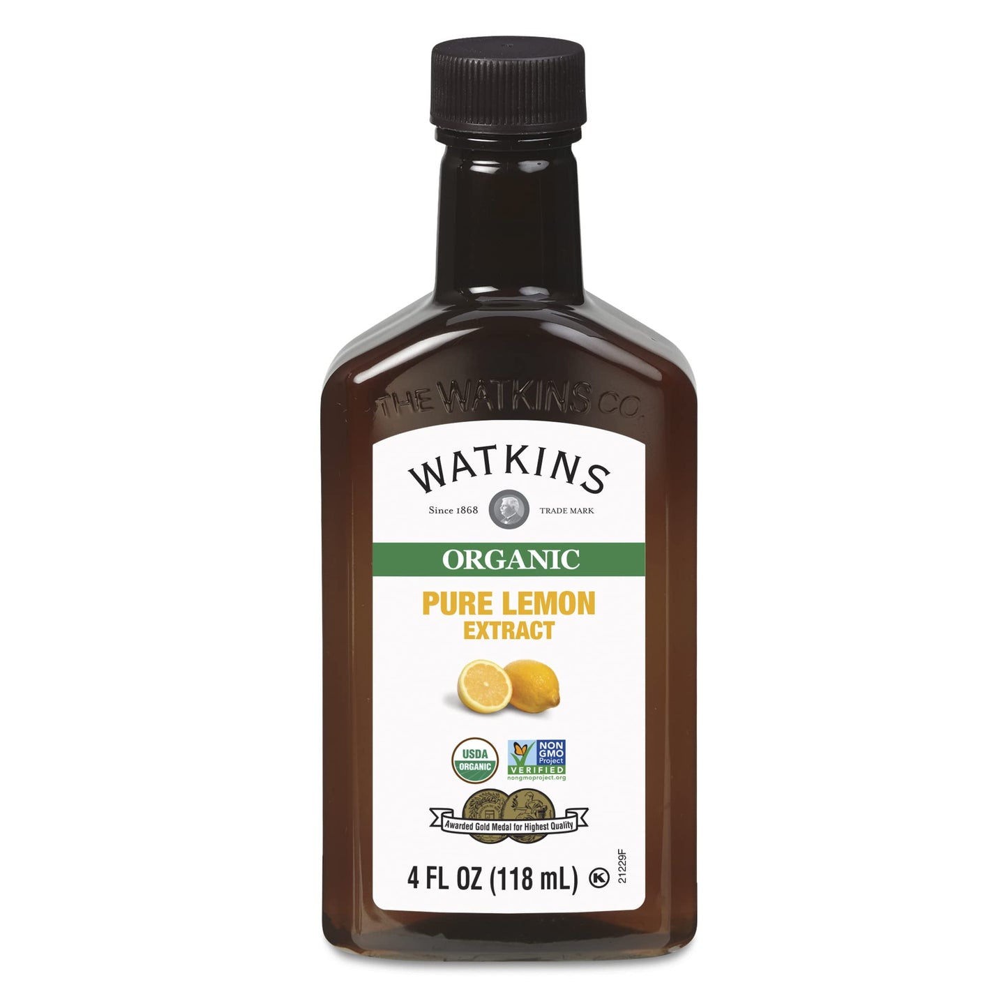 Watkins Organic Pure Lemon Extract, 4 Oz. Bottle, 3-Pack