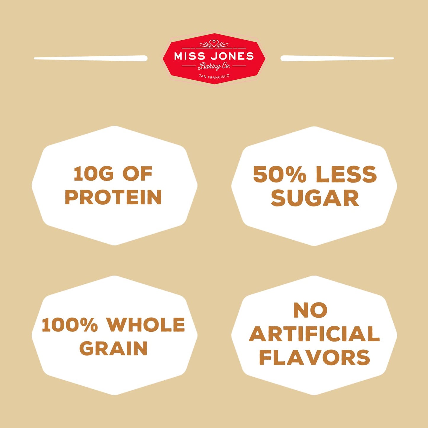 Miss Jones Baking Banana Bread & Muffin Mix - Whole Grains, 50% Lower Sugar, Real Banana, Vegan Banana Bread, Naturally Sweetene