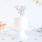 Sliver Glitter Hello 40 Cake Topper - Cheers To 40Th Years - 40 And Fabulous Cake Topper - 40Th Birthday/Wedding Anniversary Par
