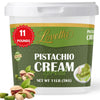 Lovetta Pistachio Cream Sweet Bulk 11Lb (5Kg) Tub - Dubai Chocolate Bar Spread  Rich Nutty Pistachio Butter Cream  Gourmet Spread For Desserts  Pastries  Crepes & Kataifi Bars - Ready To Use
