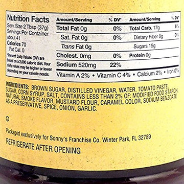 Sonny'S Sweet Real Pit Barbecue Sauce 21Oz (2) , Sweet. Pitmaster