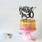 Black Flash Oh Shit I'M 30 Cake Topper, Happy 30Th Birthday/Cheers To 30 Years/Sweet 30, Funny 30Th Birthday Party Decorations S
