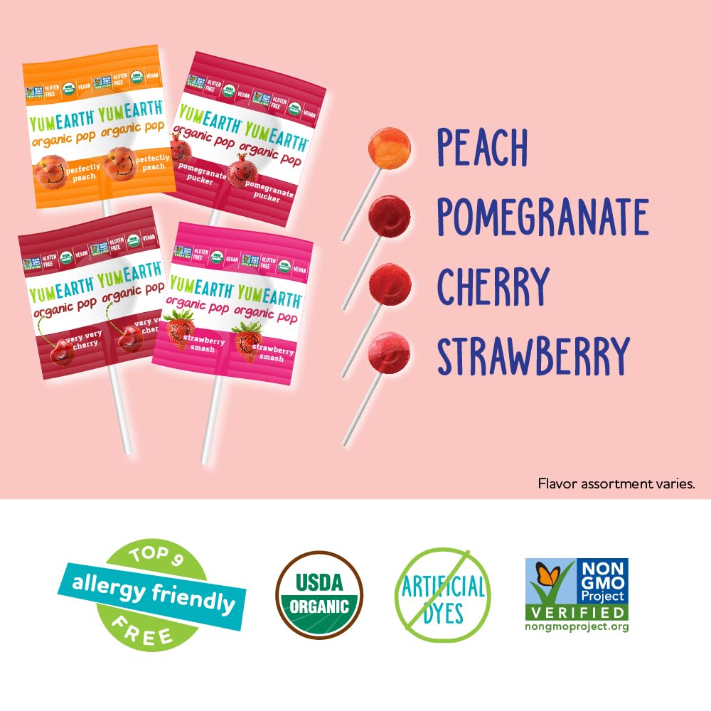 Yummyearth Lolli Pop 15Ct Org