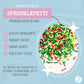 Sweets Indeed Bulk Christmas Sprinkles - 1.2 lb Bulk Jar | Holiday Red  Green & White Sprinkle Blend for Cookies  Cakes  Cupcakes & Bakeries