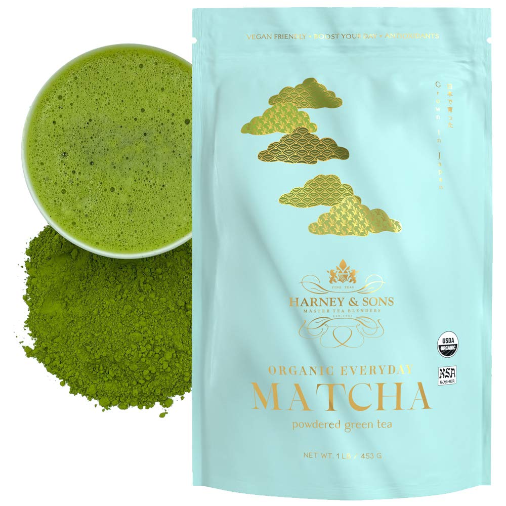 Harney & Sons Organic Everyday Matcha | 16oz Bag Powdered Matcha Tea
