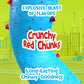 Chewzme Chew N' Crunch Stix -Tangy Chewy Candy Straws Coated W/Crunchy Pieces - Individually Wrapped,Assorted Flavors, 10.6 Ounc