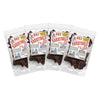 Hardtimes Handcrafted Beef Jerky - Hot Flavor - 4 Pack Of 2.25 Oz. Bags