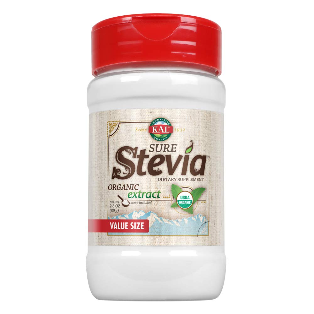 KAL Stevia Extract Powder - Zero Calorie, Low Glycemic, 2.8 oz
