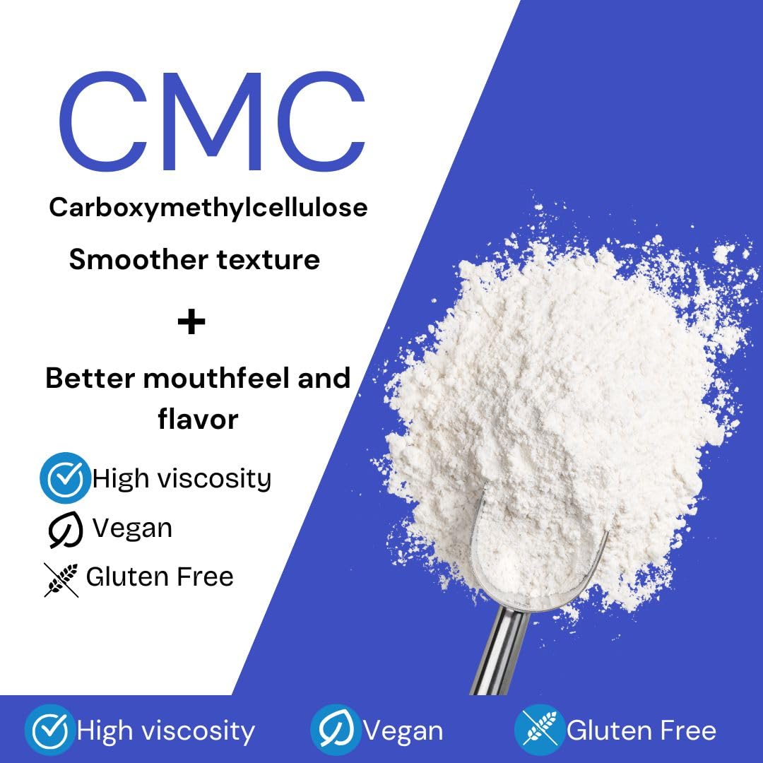 Deiman Thickener CARBOXIMETIL CELULOSA H.V. /Carboxymethylcellulose(CMC) Estabilizante (3.5 oz) DEIMAN