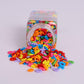 COKOC Happy Birthday Alphabet Sprinkles 2.64 oz Ice Cream Cake Cupcake Toppers Dessert Decoration, Colorful Sugar Candy