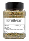 Raw Essentials Salt Free All Purpose Seasoning - Savory Citrus Herb Blend for Meat, Vegetables, Pasta & More - Sodium Free Seaso