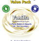 Gramzero Vanilla Sugar Free Pudding Mix 6-Pack, Great For Nutrition Club Meal Replacement Shakes, Low Calorie Dessert, Stevia Sw