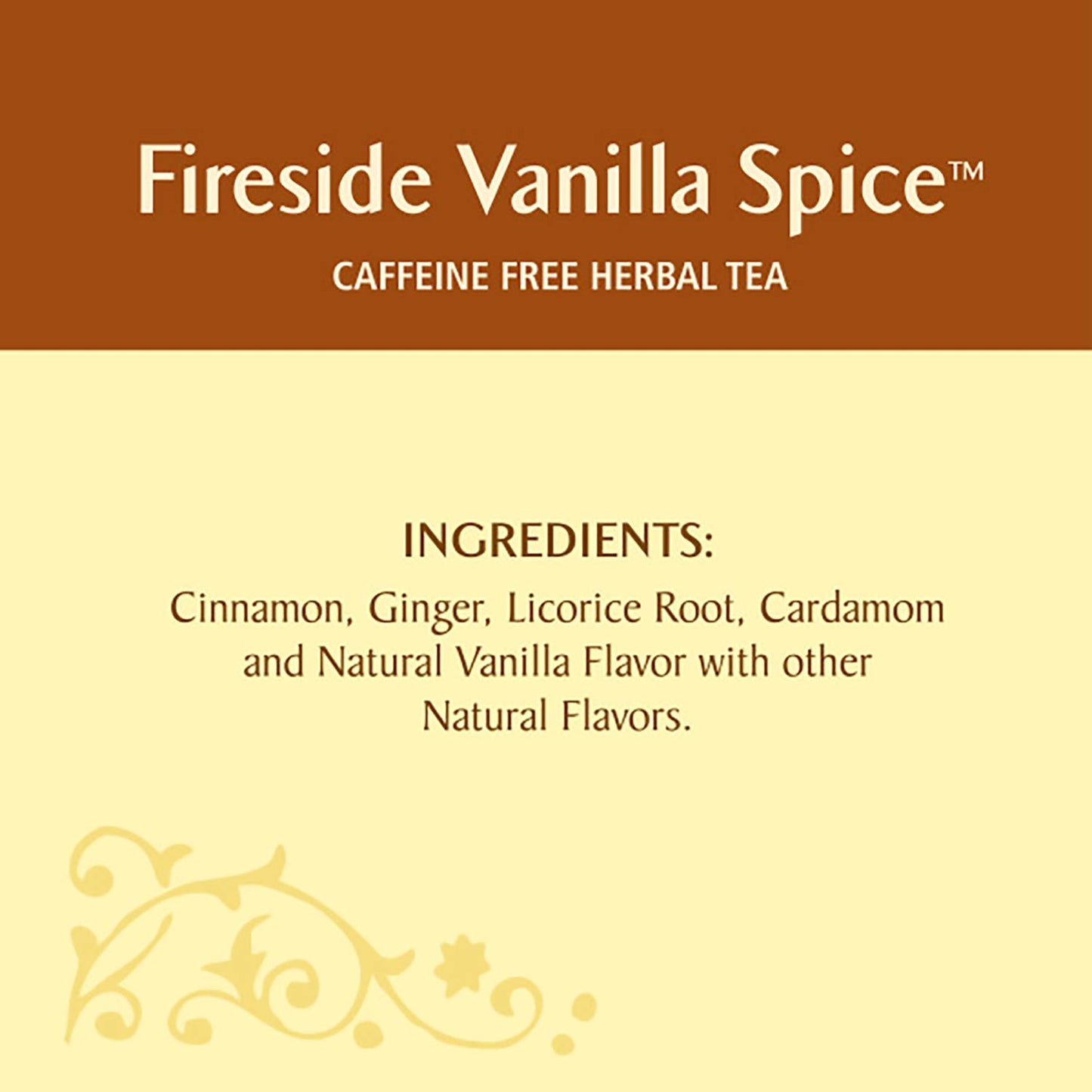 Celestial Seasonings Herbal Tea, Fireside Vanilla Spice, Caffeine Free, 20 Count (Pack of 6)