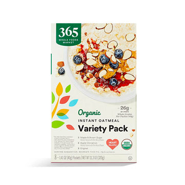 365 by Whole Foods Market, Organic Variety Pack Instant Oatmeal, 11.3 oz