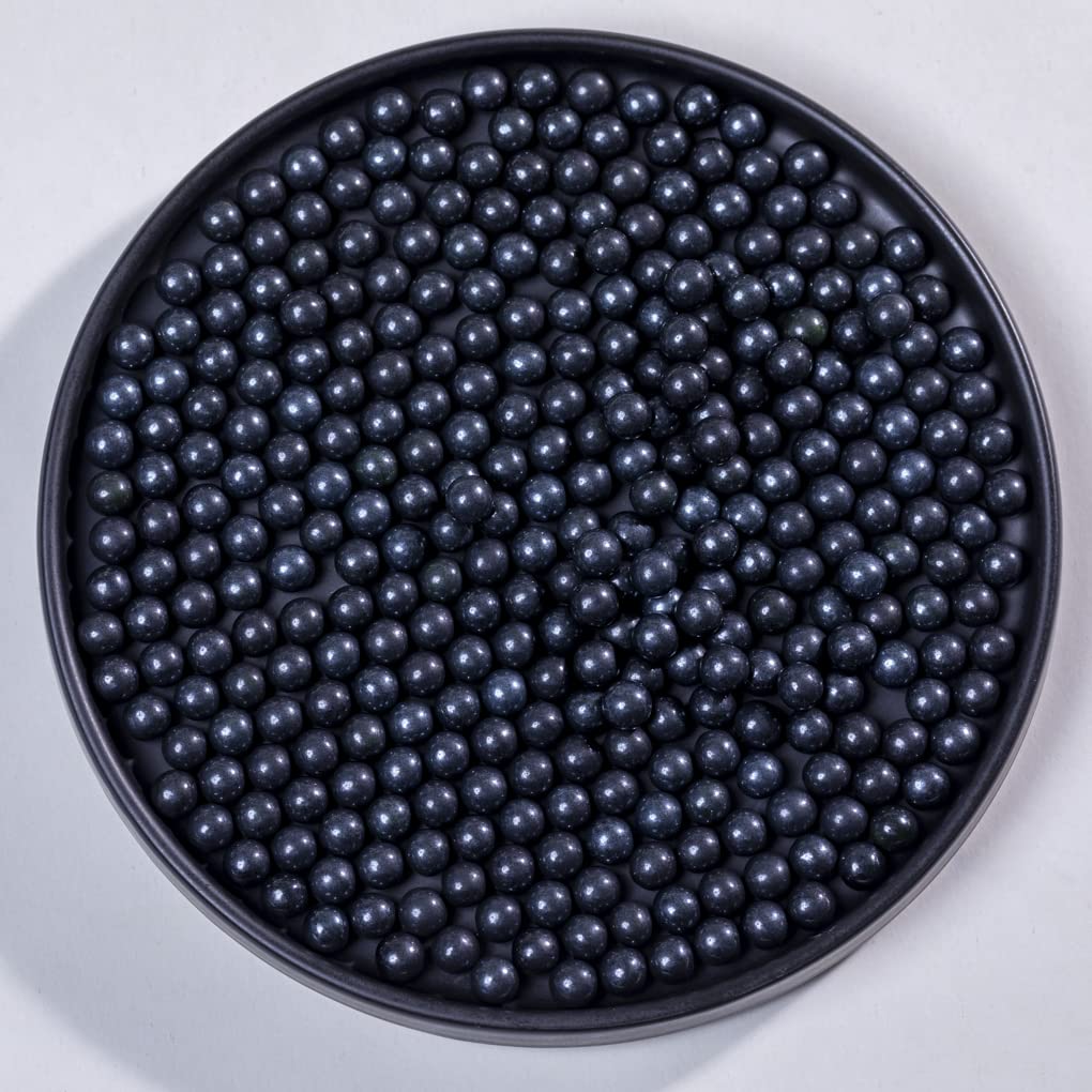 Black Sprinkles Edible Pearls,Cake Sprinkles130g 4.6OZ,Cookie Sprinkles,Sugar Pearl, Edible Candy Pearls for Cake Cupcake Decora