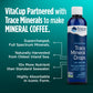 VitaCup Mineral Coffee Pods, Organic Medium Dark Roast, 16 Count, Compatible with Keurig K-Cup malt-inspired