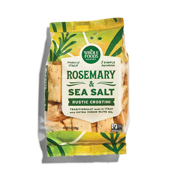 Whole Foods Market, Sea Salt And Rosemary Crostini, 6 Ounce
