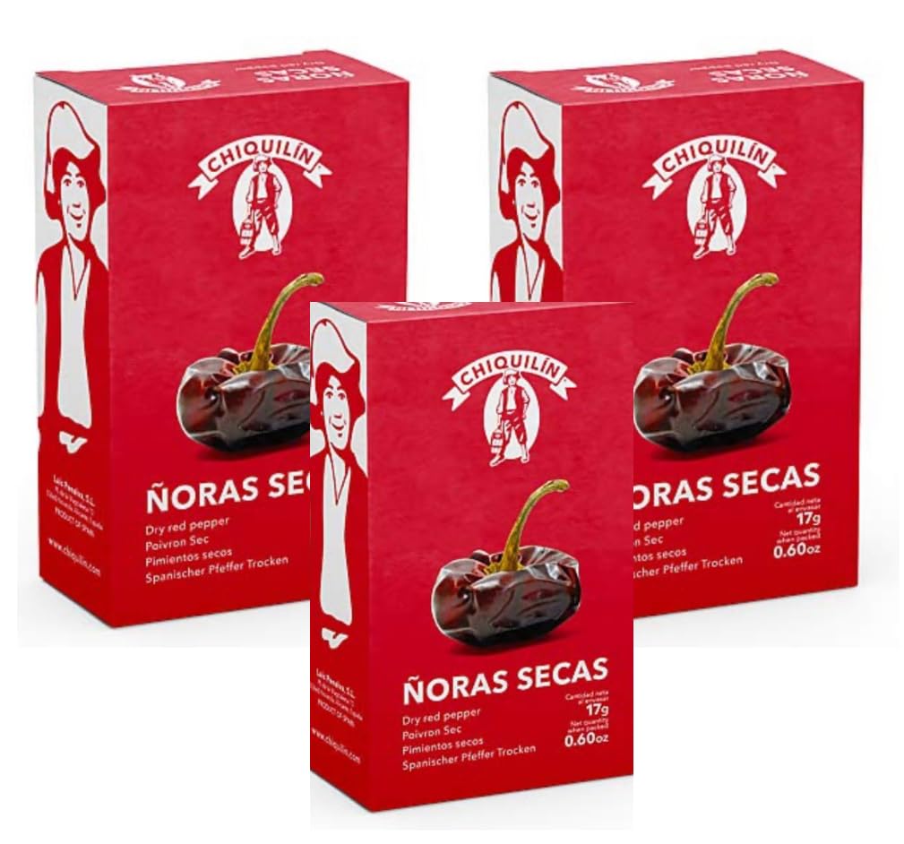 Generic Chiquilin Noras Secas/Dried Red Peppers 17g each - 3 Pack