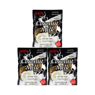 NOH Foods Seasoning Packets, Coconut Milk Flavor, 1.5 oz, Pack of 3