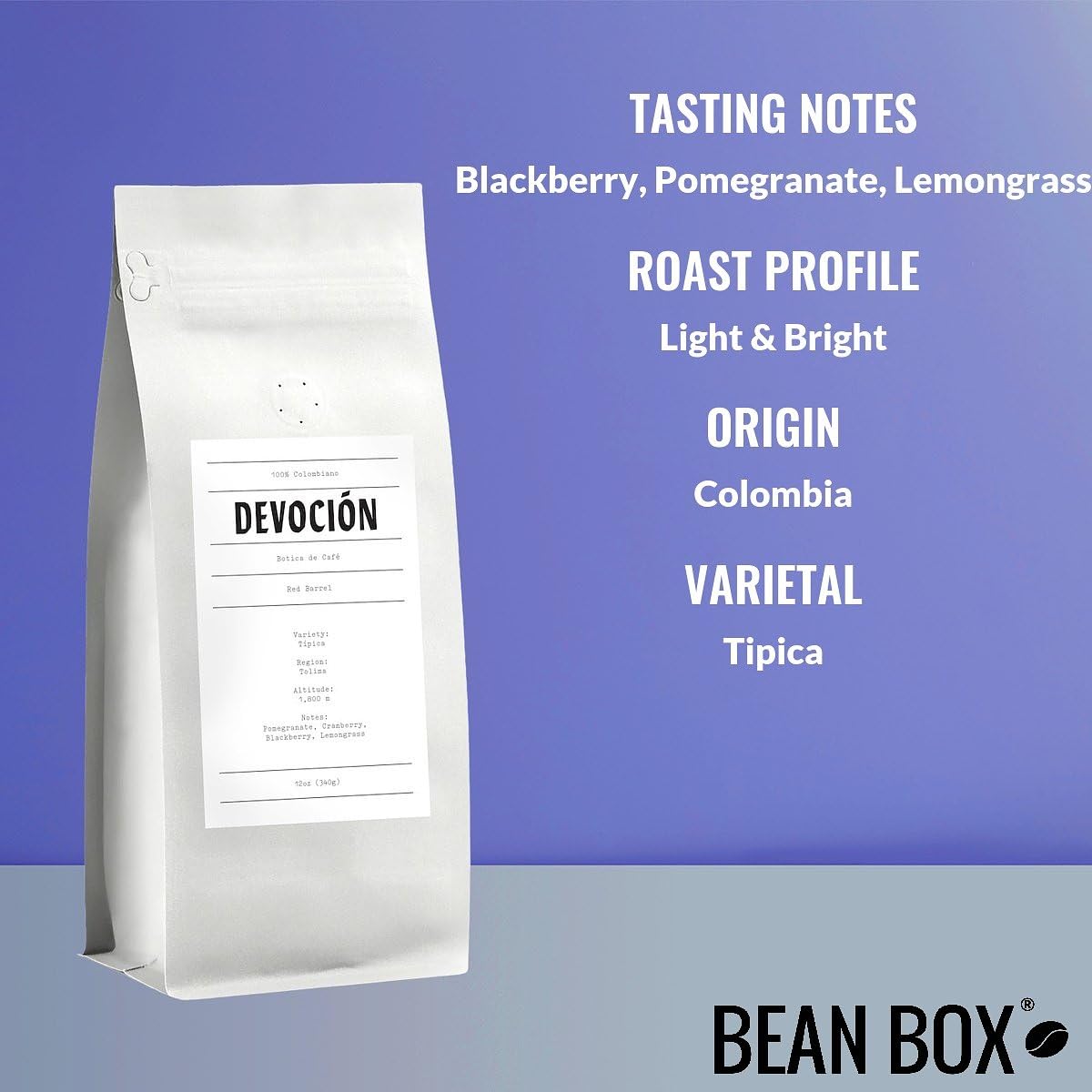 Red Barrel - Roasted By Devocion - Whole Bean Coffee - 12 Ounce Bag