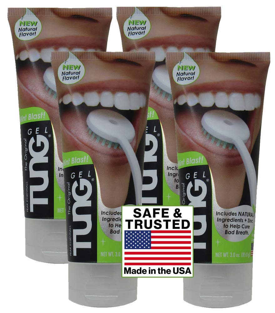 Peak Essentials | Tung Tongue Gel | Mint Blast Natural Tongue Cleaning Paste | Bad Breath And Halitosis | Mouth Odor Eliminator 