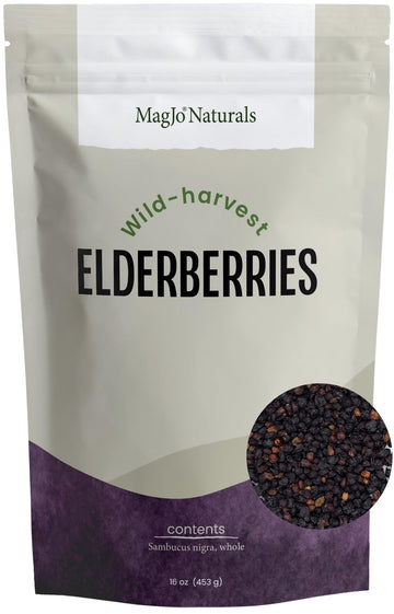 Magjo Elderberry Dried Wild Harvest, Elderberries