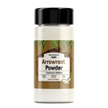 Unpretentious Arrowroot Powder, 1 Cup, Raw, Non-GMO & Gluten-Free, Paleo Friendly