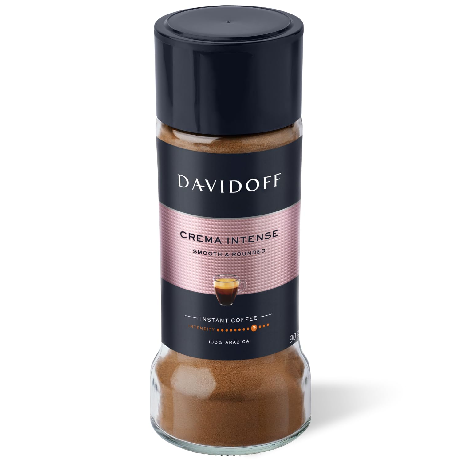 Davidoff Crema Intense Instant Coffee - 9/12 Intensity - 90 G