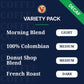 Victor Allens Coffee Decaf Variety Pack  Light-Medium Roasts  54 Count  Single Serve Coffee Pods for Keurig K-Cup malt-inspired