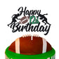 Happy 12Th Birthday Football Cake Topper 12 Twelve Years Old Rugby Player Scene Cake Decoration For Kids Sport Theme Twelveth Bi