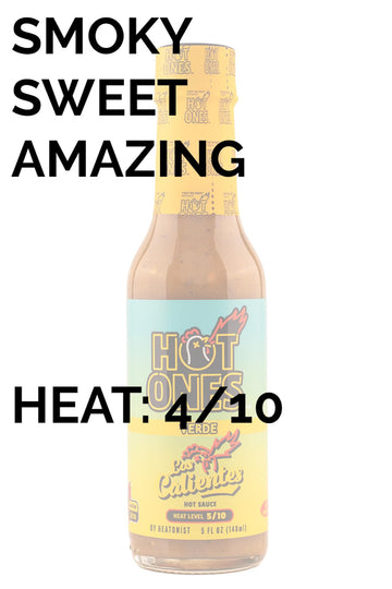 HOT ONES Los Calientes Verde Hot Sauce, Made with Natural Ingredients, 5 fl oz, Model 0851444008035