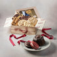 Dulcet Gift Baskets Sweets Sampler - Fathers Day Gift Tin with Fresh Baked Pastries and Award Winning Brownies