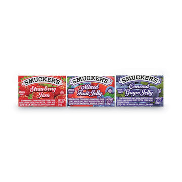 Smucker'S Strawberry Jam, Mixed Fruit And Concord Grape Jelly Assortment, (0.5 Ounce) 200 Count