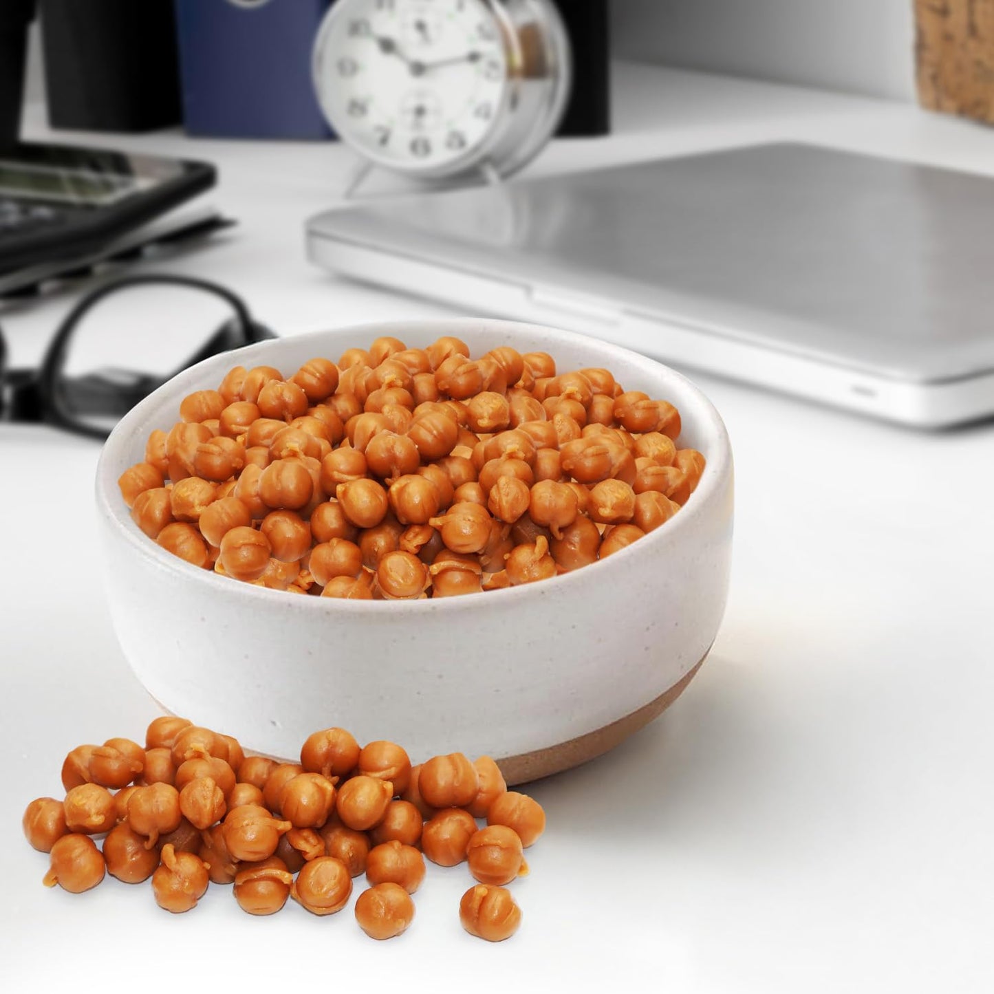Buha Sweets Bulk Classic Unwrapped Caramel Bits - Mini Sweet Creamy Caramel Chips, 2 Pack (22oz) for Baking and Decorating