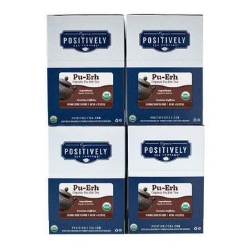 Organic Positively Tea Company, Pu-Erh Tea, K-Cup Compatible, 96 Pods