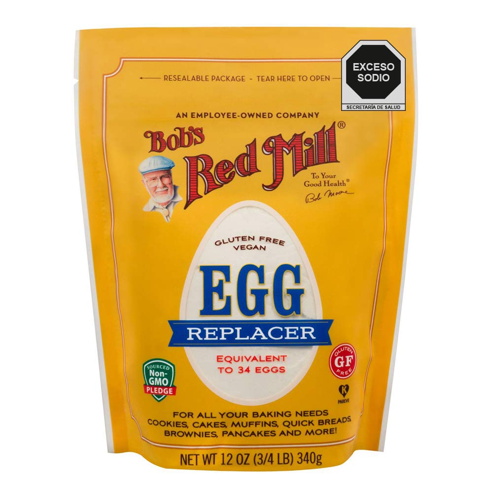 Bobs Red Mill Resealable Gluten Free Egg Replacer, 12 Oz (8 Pack)