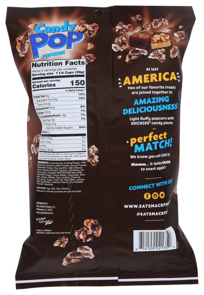 Popcorn 2 X 149G (Snickers)