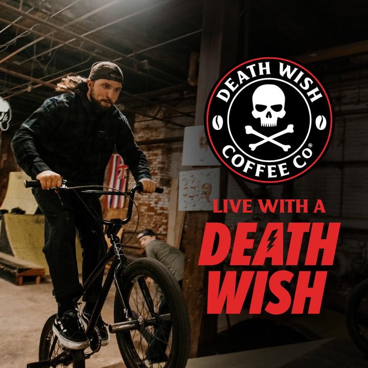 Death Wish Coffee, Single Serve Coffee Pods - Fair Trade - Blueberry Vanilla Flavored