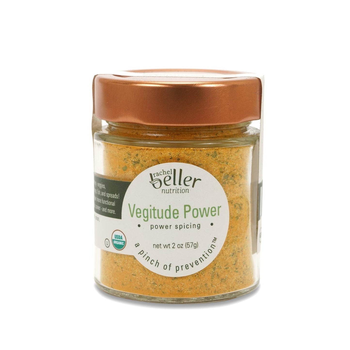 Rachel Beller Nutrition Power Spicing - Vegitude Power - 2 Oz - All Organic