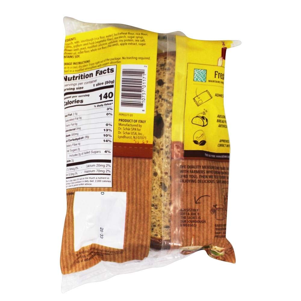 Schar - Bread Deli Style Seeded - Case Of 5 - 8.8 Oz