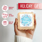 Happy Holidays Gift Basket Cookies Chocolate Chip Cookie Fudge Filled For Men Women Kids | INDIVIDUALLY WRAPPED | Large Cookies
