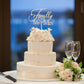 Alewoaly Wedding Cake Topper, Romantic Bridal Shower Decoration, Wooden, Model HD, Cardboard Material