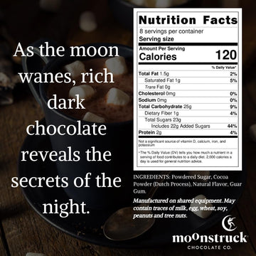 Moonstruck Chocolate Dreamy Dark Chocolate Hot Chocolate Mix, 9.5Oz (Pack Of 1)