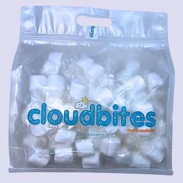 Cloudbites Individually Wrapped Marshmallows | Cylinder 1'' | 50 x 2 sets (100 units) | Great for S'mores or snacks (Cylinder)