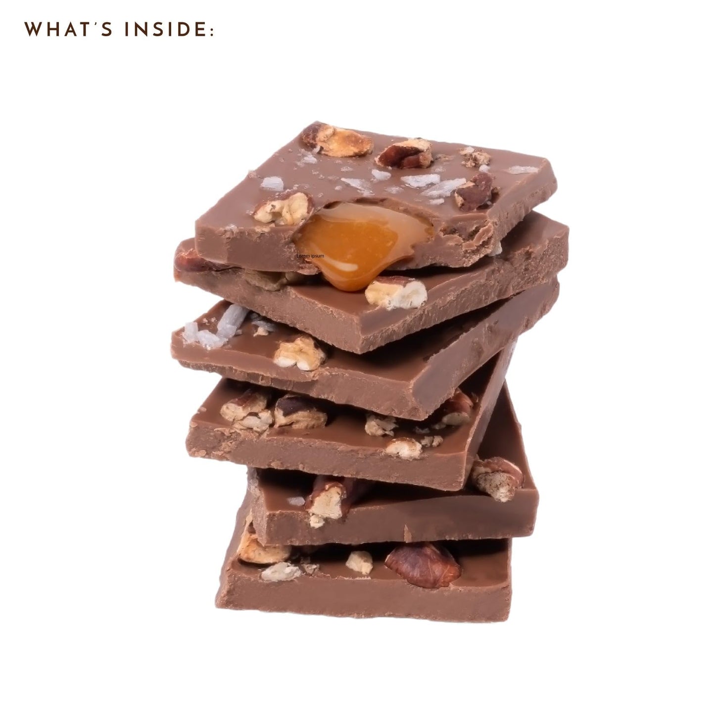 Ethel M Chocolates Small-Batch Gourmet Milk Chocolate Bar With Artisanal Caramel Fillings Topped With Chopped Pecans And Sea Sal