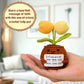 Cute Positive Crochet Tulips, Gifts For Women, Mom, Nana, Grandma, Teacher On Birthday, Mother Day, Meaningful Gift For Mother I