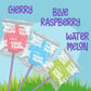 Tiger Pops Assorted Easter Candy, 4-Pack - Individually Wrapped Bulk Lollipops for Kids - Easter Basket and Egg Fillers - 3 Flav