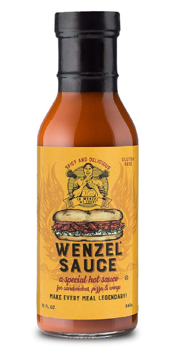Wenzel  #1 Sandwich Hot Sauce Spicy Tangy Delicious Makes For A Legendary Meal 12Oz Bottle